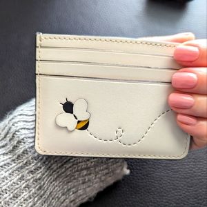 Kate Spade Small Card Holder in Cream